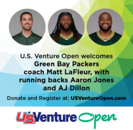 Green Bay Packers Matt LaFleur, Aaron Jones, & AJ Dillon Headline 2022 U.S. Venture Open