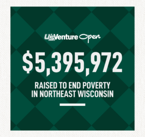 U.S. Venture Open Surpasses Goal Raising Powerful $5,395,972 to End Poverty in Northeast Wisconsin